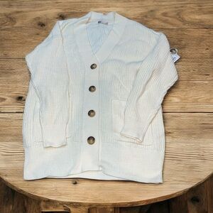 NEW Juniors Chunky Cardigan Tunic Length (M)